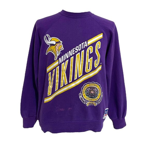 Vintage Minnesota Vikings Crewneck Sweatshirt - Picture 1 of 1